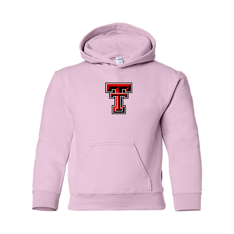 Youth Texas Tech Red Raiders  Gildan Heavy Blend  Hooded Sweatshirt